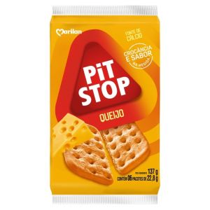 BISCOITO PIT STOP QUEIJO 137G
