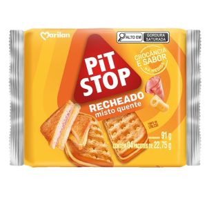BISCOITO PIT STOP RECHEADO MISTO QUENTE 91G