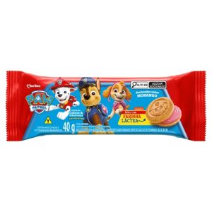 BISCOITO MARILAN RECHEADO MORANGO PATRULHA CANINA 40G