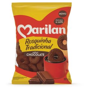 BISCOITO MARILAN ROSQUINHA TRADICIONAL CHOCOLATE 300G