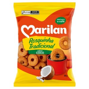 BISCOITO MARILAN ROSQUINHA TRADICIONAL COCO 500G