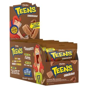 BISCOITO TEENS SNACK CHOCOLATE DISPLAY 8X30G