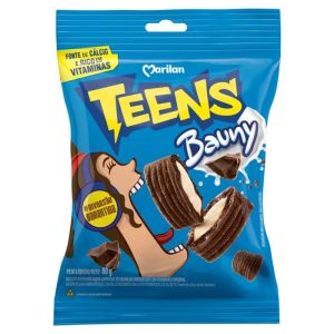 BISCOITO TEENS SNACK BAUNY 80G