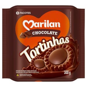 BISCOITO MARILAN TORTINHA CHOCOLATE 300G