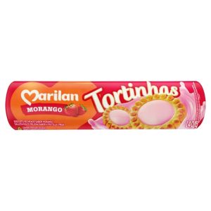BISCOITO MARILAN TORTINHA MORANGO 140G