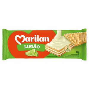BISCOITO MARILAN WAFER LIMAO 80G