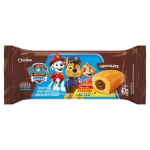BOLINHO PATRULHA CANINA BAUNILHA RECHEADO CHOCOLATE DISPLAY 20X40G