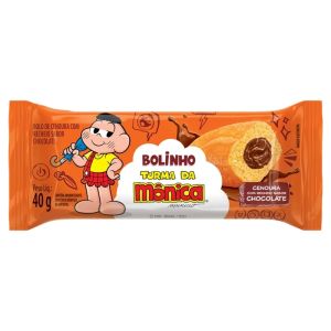 BOLINHO TURMA DA MONICA CASA SUICA CENOURA CHOCOLATE 20X40G