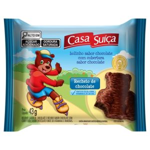BOLINHO CASA SUICA URSINHO CHOCOLATE DISPLAY 18X43G