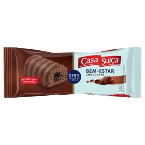 BOLINHO CASA SUICA ZERO ACUCAR CHOCOLATE DISPLAY 15X35G