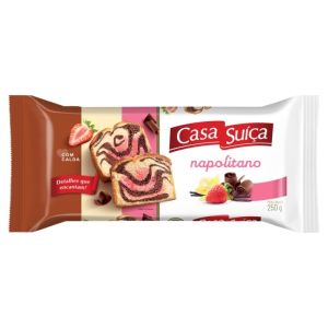 BOLO CASA SUICA CAFE DA MANHA NAPOLITANO 250G