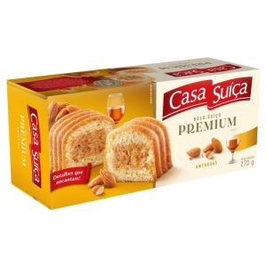 BOLO CASA SUICA PREMIUM AMENDOAS 270G