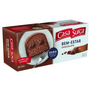 BOLO CASA SUICA ZERO ACUCAR CHOCOLATE 280G