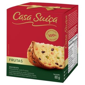PANETTONE MINI CASA SUICA FRUTAS 80G