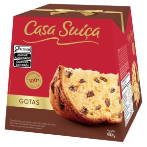 PANETTONE CASA SUICA GOTAS 400G