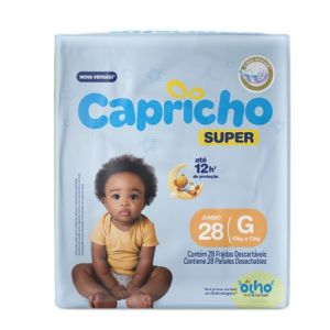 FRALDA CAPRICHO SUPER JUMBO G C28