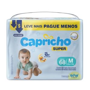 FRALDA CAPRICHO SUPER HIPER M C68