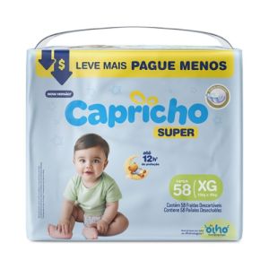 FRALDA CAPRICHO SUPER HIPER XG C58