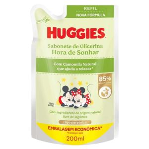 SABONETE LIQUIDO HUGGIES CAMOMILA REFIL 200ML