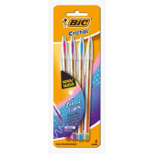 CANETA CRISTAL FINA FASHION SM C/4