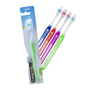 ESCOVA DE DENTE ADULTO CRISTAL MACIA C/1