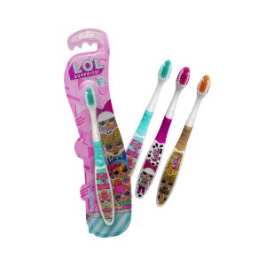 ESCOVA DE DENTE INFANTIL LOL SURPRISE MACIA C/1