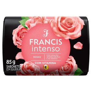 SABONETE BARRA FRANCIS INTENSO ROSAS 108X85G
