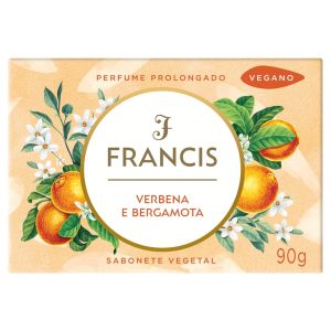 SABONETE BARRA FRANCIS VEGETAL CLASSICO VERBENA E BERGAMOTA 108X90G