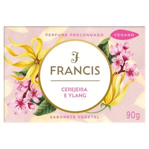 SABONETE BARRA FRANCIS VEGETAL CLASSICO CEREJEIRA E YLANG 108X90G