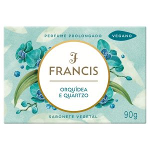 SABONETE BARRA FRANCIS VEGETAL CLASSICO ORQUIDEA E QUARTZO 108X90G