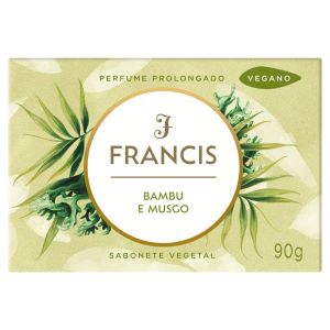 SABONETE BARRA FRANCIS VEGETAL CLASSICO BAMBU E MUSGO 108X90G