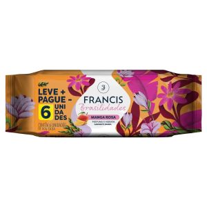 PROMOPACK SABONETE BARRA FRANCIS BRASILIDADES MANGA ROSA  6X80G