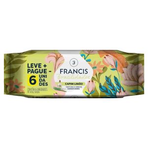 PROMOPACK SABONETE BARRA FRANCIS BRASILIDADES CAPIM LIM?O 6X80G