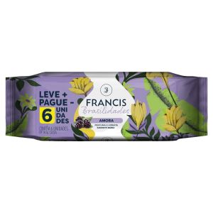 PROMOPACK SABONETE BARRA FRANCIS BRASILIDADES AMORA  6X80G