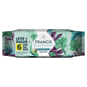 PROMOPACK SABONETE BARRA FRANCIS BRASILIDADES AGUA DE COCO 6X80G
