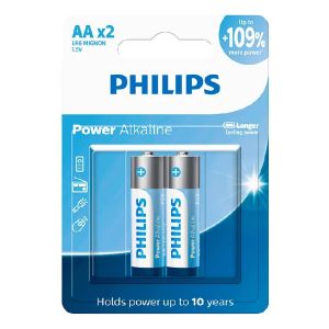 PILHA PHILIPS CARTELA AA C 6PACK 2 UND