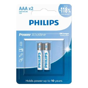 PILHA PHILIPS CARTELA AAA C 6PACK 2 UND
