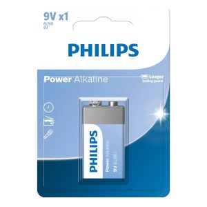 BATERIA PHILIPS ALCALINA 9V COM 1 UNIDADE