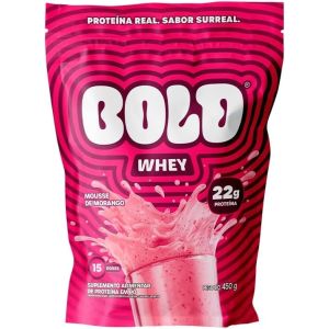 BOLD WHEY MOUSSE DE MORANGO 450G