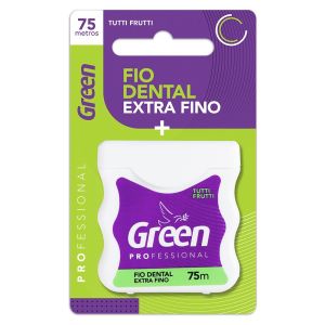 FIO DENTAL GREEN EXTRA FINO TUTTI FRUTTI 75M