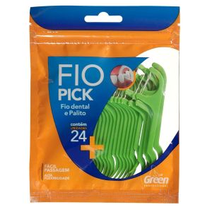 FIO DENTAL GREEN PICK C24