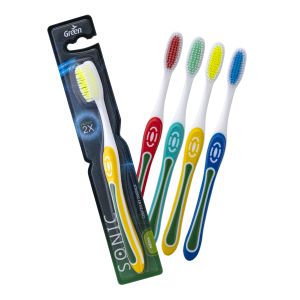 ESCOVA DENT.GREEN SONIC ADULTO M?DIA C/01