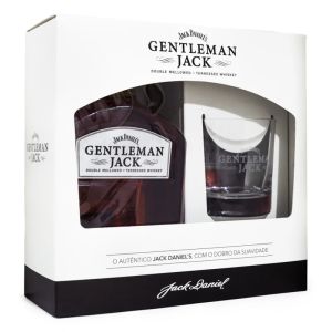 WHISKEY GENTLEMAN JACK 1LITRO COM COPO