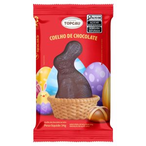 COELHO CHOCOLATE AO LEITE 34G CX C/30