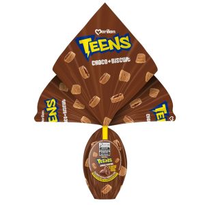 OVO DE PASCOA TEENS 140G CX. C 15UN
