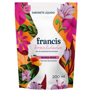 FRANCIS BRASILIDADE SABONETE LIQUIDO MANGA ROSA SACHE 200ML REFIL