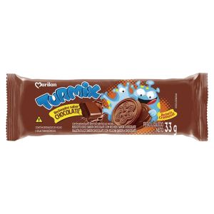 BISCOITO TURMIX RECHEADO CHOCOLATE 64X33G