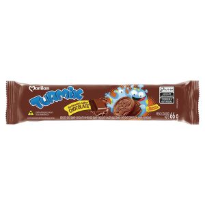 BISCOITO TURMIX RECHEADO CHOCOLATE 32X66G