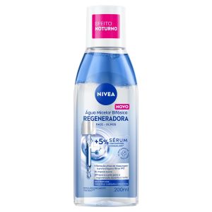 ?GUA MICELAR BIF?SICA REGENERADORA SEM PERFUME NIVEA FRASCO 200ML