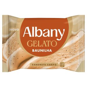 SABONETE BARRA ALBANY GELATO BAUNILHA 108X80G